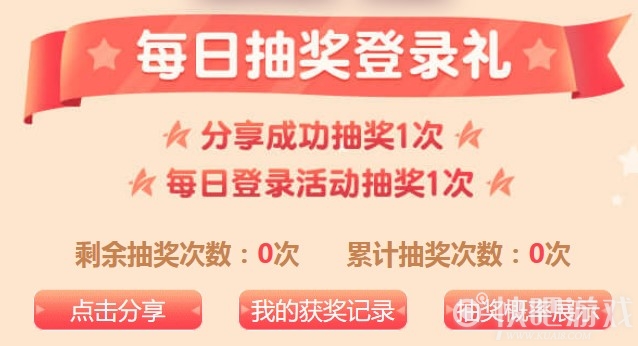 DNF全民勇士抽抽乐活动介绍 每天抽奖1次