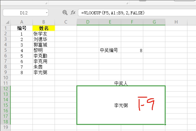 如何在WPS中用表格制作抽奖小程序,WPS中用表格制作抽奖小程序的方法插图3