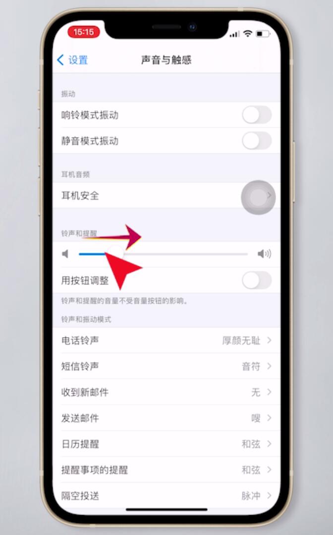 苹果12来电声音小怎么调插图2