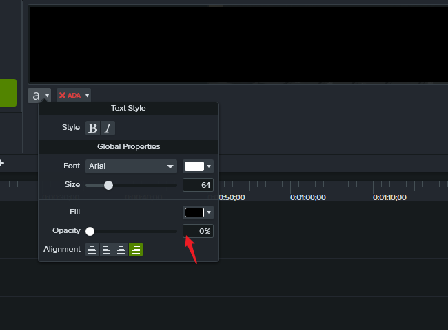 camtasia studio字幕怎么移动位置,camtasia移动字幕的教程插图6