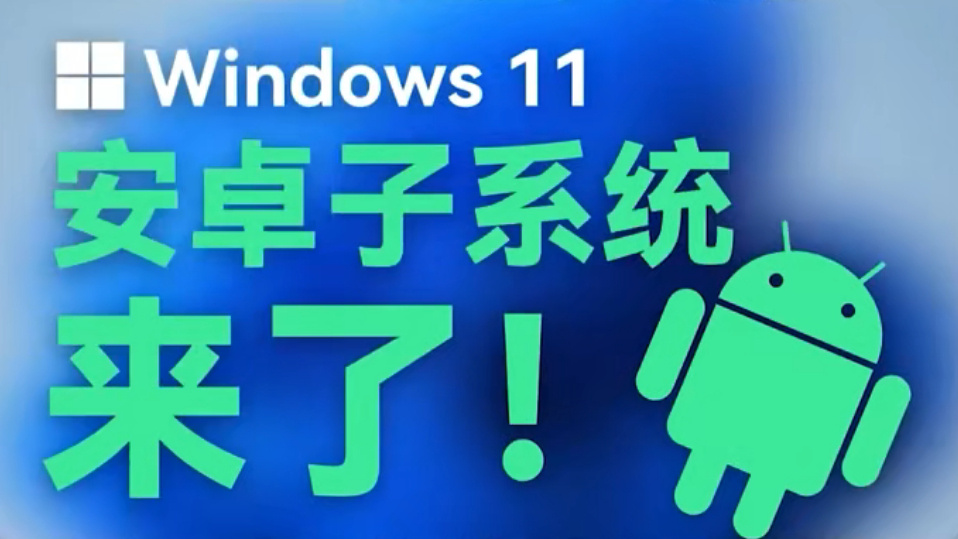 民间大神制作工具包，WINDOWS11运行安卓APP